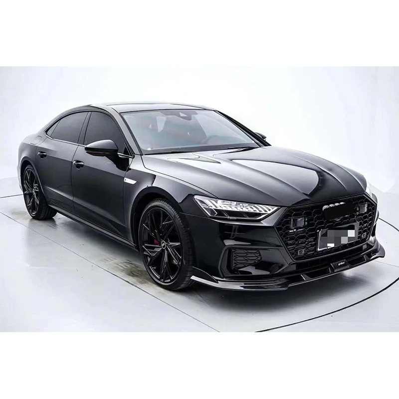 A7 S7 C8(2019-2024) Dry Carbon Fiber RS Style Front Lip Front Bumper Lip for A7 S7 C8 Sportback Modified Front Lips